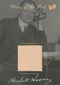 2018 Bar Pieces Past Hybrid Edition Relic Document Herbert Hoover PRH-HH - Picture 1 of 2
