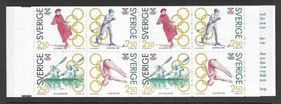 1991 Швеция «Олимпийские чемпионы» выпуск буклет Sc. #1897a - Изображение 1 из 2