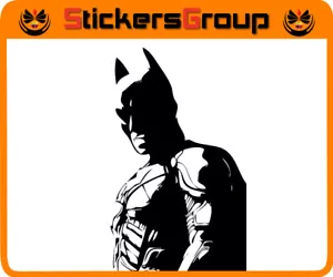 ADESIVO BATMAN FILM PER AUTO MOTO SCOOTER IN VINILE NEW - Foto 1 di 1