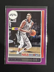 2021-22 NBA Hoops Devin Vassell San Antonio Spurs #64 Purple Variation - Picture 1 of 2