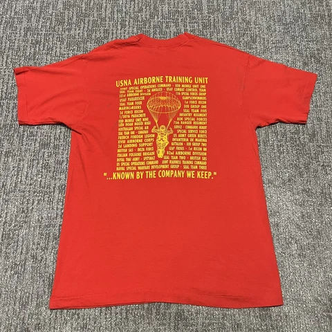 Vtg US Naval Academy T Shirt Men’s Large 90s Military  Navy Single Stitch USA Cover