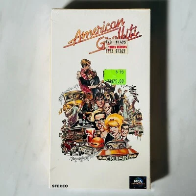 American Graffiti - VHS - George Lucas - Ron Howard - New Sealed - MCA Watermark Foto 1 de 4