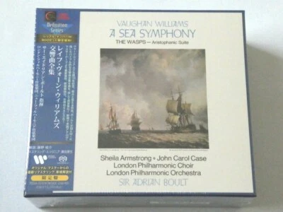 Adrian Boult Vaughan Williams Symphonies 5 SACD Hybrid TOWER RECORDS JAPAN - Image 1 of 4