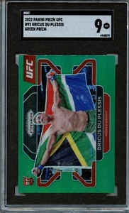 2022 Panini Prizm Drives Du Plessis Green Rookie SGC 9 - Picture 1 of 1