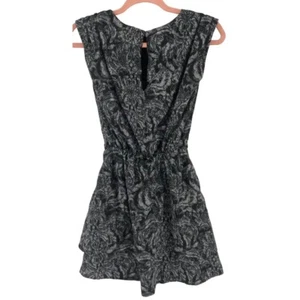H&M Basic süß schwarz grau Musterkleid | Größe Medium - Bild 1 von 5