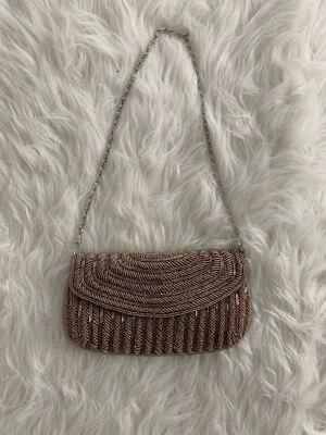 Cartera Bijoux Terner bronce con lentejuelas Foto 1 de 4