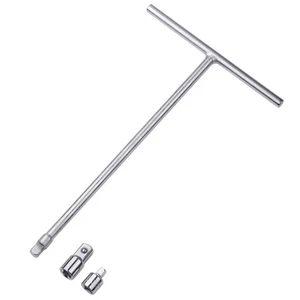 3/8 Drive T Handle Wrench with Long Reach-Chromium Vanadium Steelwith Includ - Picture 1 of 6