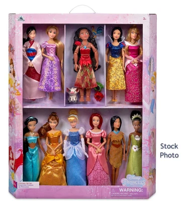 Juego de regalo muñeca princesa Disney - ¡11 princesas!  Edición 2018 nuevo en caja Foto 1 de 4