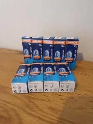 9x Osram 10w G4 12V Halostar Starlite Halogen Capsule 64415s - Image 1 of 4
