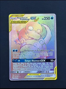 Sum&Moon Unified Minds Slowpoke&Psyduck GX 239/236 Rainbow LP ๐ฎ๐น Italian ๐ฎ๐น - Picture 1 of 4