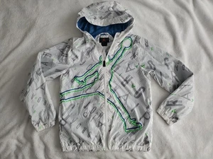Nike Air Jordan Jumpman Hooded Nylon Windbreaker Jacket YOUTH LARGE - Picture 1 of 8