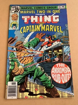 Marvel Two-In-One #45 The Thing And Captain Marvel Marvel Comics B134 - image 1 of 2