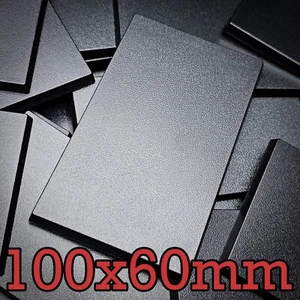 100x60mm Rectangular Liso Wargaming Bases de Plástico Warhammer Totalmente Nuevo Wargames - Imagen 1 de 20