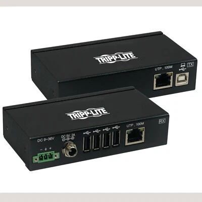Tripp Lite B203-104-IND-ER USB Extender - Network - 4 x USB Over Cat6 100m cable - Image 1 of 4