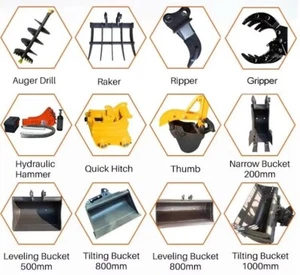 Below 2 Tons Mini Excavator Attachments CONTACT US ! - Bild 1 von 2