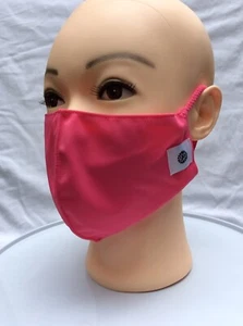 FACE MASK ~ POMCHIES ~ SOLID PINK ~ NEW - Picture 1 of 2