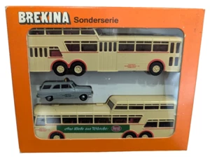 1:87 Scale Brekina S9005 3-Vehicle Set - Busse Rheinbahn Dusseldorf - MIB - Picture 1 of 1