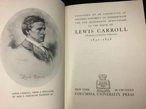 Lewis Carroll birth centennial exhibition 1932, Columbia University catalog - Picture 1 of 12