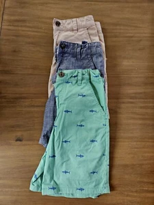 Cat And Jack Boys Size 8 Chino Shorts Set Of 3 - Picture 1 of 7