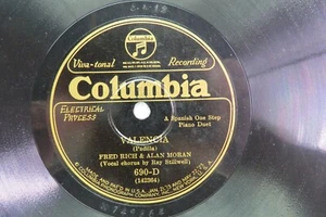 Fred Rich & Alan Moran - COLUMBIA 690-D - Valencia & Barcelona - Piano Duet - Afbeelding 1 van 4