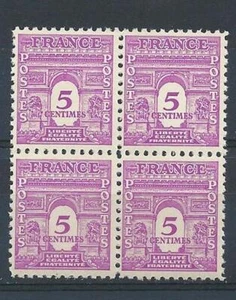 France 1944 Sc# 475 US GB Allied armies military gavernment advanced block 4 MNH - Picture 1 of 1
