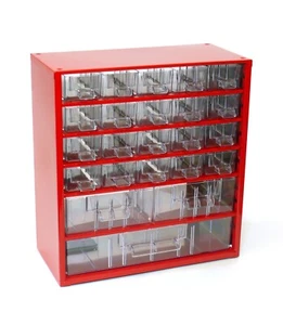 Kleinteilemagazin 6731 aus Metall stapelbar, Sortimentskasten, Schubladenschrank - Bild 1 von 8
