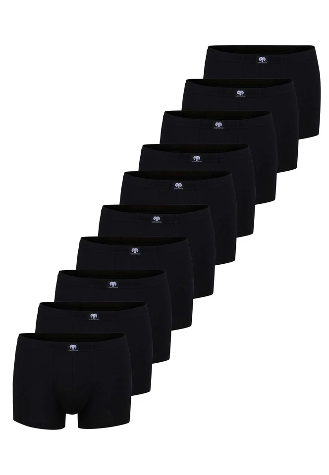 CECEBA Pants Boxershorts Herren 10er Pack schwarz Baumwolle enganliegend - Bild 1 von 4
