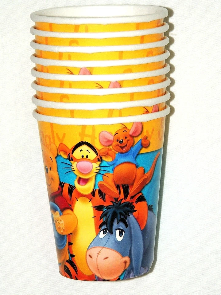 WINNIE THE POOH TOGETHER TIMES — 8 БУМАЖНЫХ СТАКАНЧИКОВ, 9 ЖИДК. Oz. - , ТОВАРЫ ДЛЯ ВЕЧЕРИНОК - Изображение 1 из 1