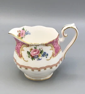Lady Carlyle by Royal Albert antique original Cream Pitcher 3.25" - Picture 1 of 3