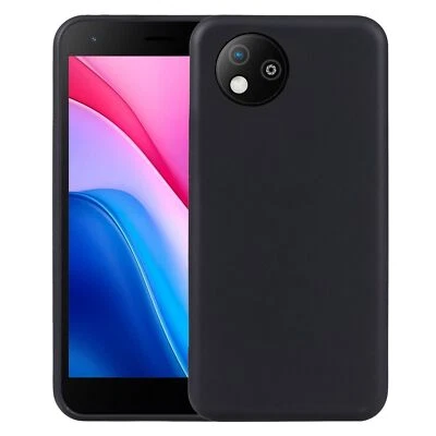 WIGENTO Für ZTE Blade A35 Lite Silikon TPU Schutz Hülle Case Cover Flexibel dünn Schwarz