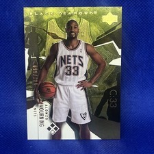 2003-04 Upper Deck Black Diamond Alonzo Mourning GOLD /100 #128 New Jersey Nets