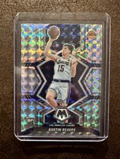 2021-22 Panini Mosaic Silver Austin Reaves Rookie Card Prizm 241 Lakers RC