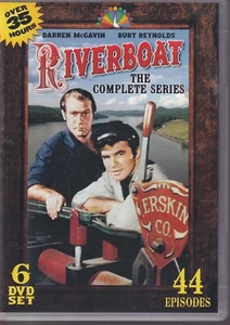 RIVERBOAT: The Complete Series - 44 Episodes!  / 6 DVD SET  [A3] - Picture 1 of 2