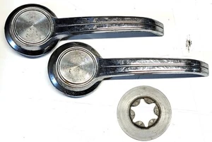 Lot Of 2 GM Inside Door Handles 1967-72 Chevy Camaro Chevelle 1 Pair OEM 5719472 - Picture 1 of 12