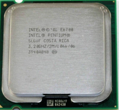 Intel Pentium E6700 3.2GHz Dual Core 2MB LGA 775 1066 MHz CPU Processor - Image 1 of 4