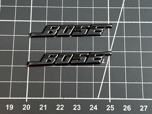 Lot De 2 Autocollants Logo 3D Bose Pour Voiture - Décalques Pour Enceintes Audio, Véhicule - Neufs