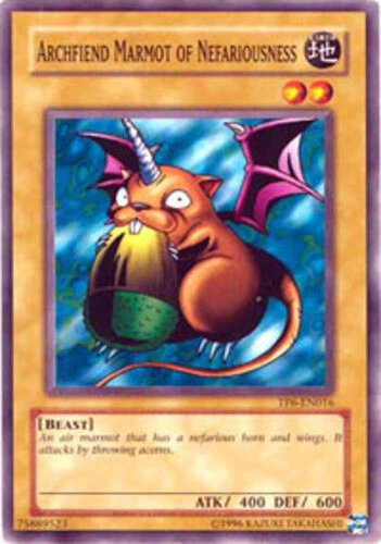 Yugioh! LP Archfiend Marmot of Nefariousness - TP6-EN016 - Common - Unlimited Ed - Image 1 of 1