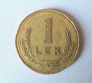 Albania Coin 1 Leke, 1988. Fine, used - Picture 1 of 2