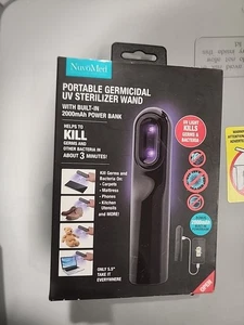 Portable LED Disinfection Lamp UV Germicide Lights Travel Wardrobe - NEW. S2 - Picture 1 of 2