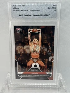 2025 Topps Now Sol Ruca NXT Championship TCC Graded Gem Mint 10 - Picture 1 of 3
