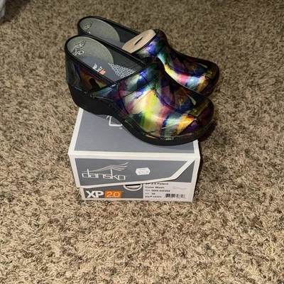 Dansko XP 2.0 Performance Clog Color Wash Patent Women's Sz EU 36/ US 5.5-6 New - Image 1 of 4