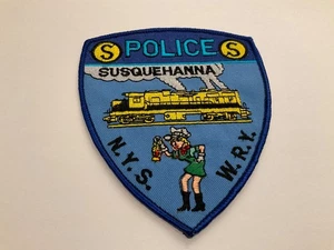 Susquehanna Western Railroad Eisenbahn Polizei State New York bunt NY - Bild 1 von 1