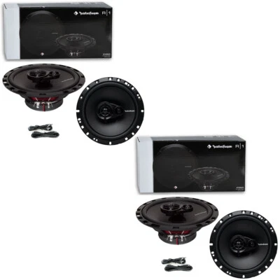 4 x Rockford Fosgate R165X3 6.5" 6.5 inch 3-way Car Audio Speakers 45W RMS