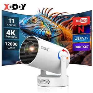 XGODY 4K Projektor Android TV HD Projektor Wifi Bluetooth HDMI USB Kino 10000 lumenów - Zdjęcie 1 z 11