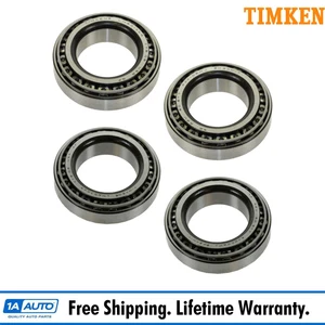 TIMKEN Bearing & Race Front Inner & Outer Set of 4 for Chevy Dodge Ford GMC Jeep - Picture 1 of 7