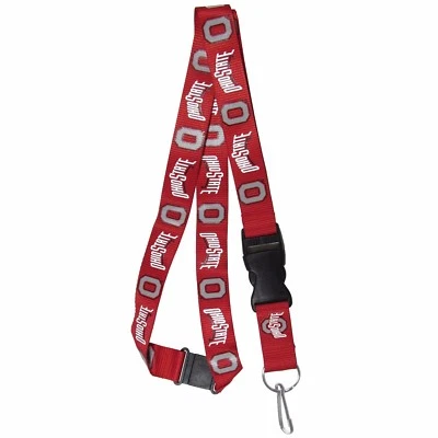 Ohio State Buckeyes 21" Lanyard Key Chain with Safety Release NCAA Licensed - Image 1 of 3