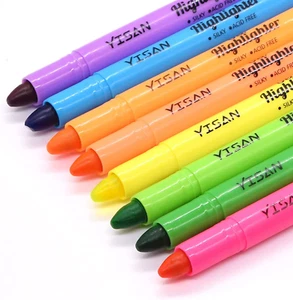 Bible Highlighters No Bleed,Gel Highlighters,Dry Highlighters,Crayon Marker Pens - Picture 1 of 12