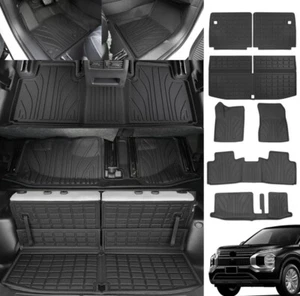 Cargo Liner Rear Trunk Liner Mats For 2022 2023 2024 Mitsubishi Outlander 7-Seat - Picture 1 of 6