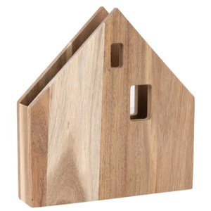 Ruote "Casa Tovaglioli Grande" Porta Tovaglioli Supporto in Legno Decorazione Tavolo, Merce di B - Foto 1 di 4