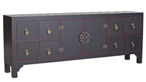 TV Lowboard chinesischer Hochzeitsschrank Sideboard Fernsehschrank TV Schrank - Bild 1 von 5